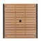 Flash Furniture 35" Square Patio Table with Faux Teak Slatted Top XU-DG-UH8100-GG - alternate 4